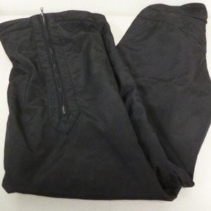 POSTCARD BLACK SKI snowboard PANTS WOMEN 8 i44 vintage nwot